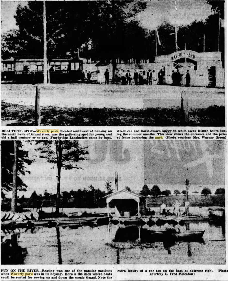 Waverly Park - June 19 1955 Article (newer photo)